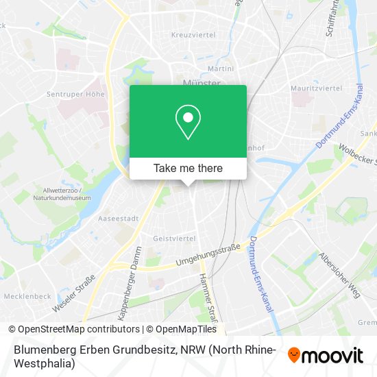 Blumenberg Erben Grundbesitz map