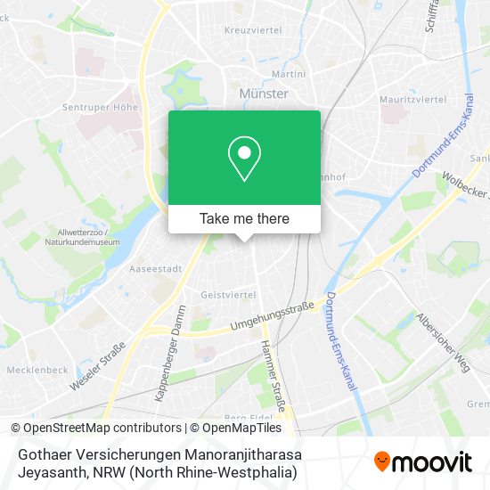 Gothaer Versicherungen Manoranjitharasa Jeyasanth map