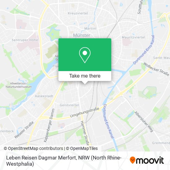 Leben Reisen Dagmar Merfort map