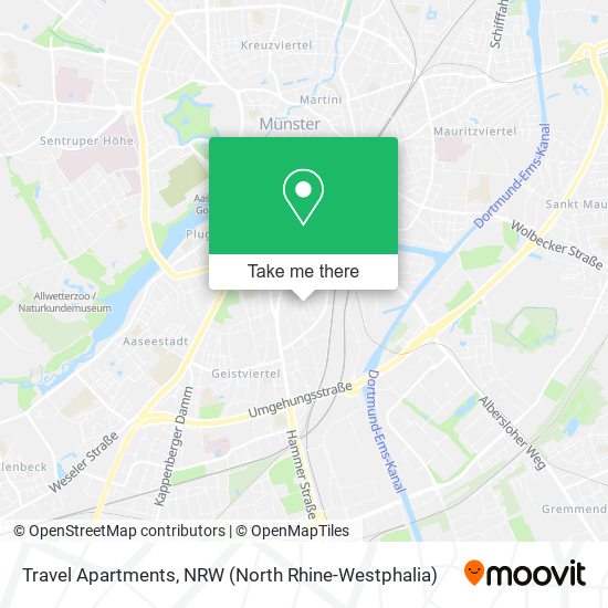 Travel Apartments map