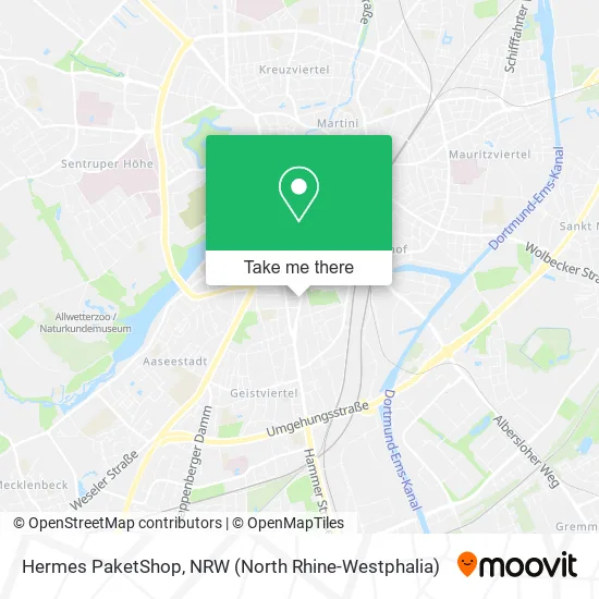 Карта Hermes PaketShop