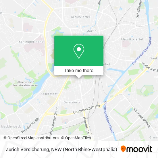 Карта Zurich Versicherung