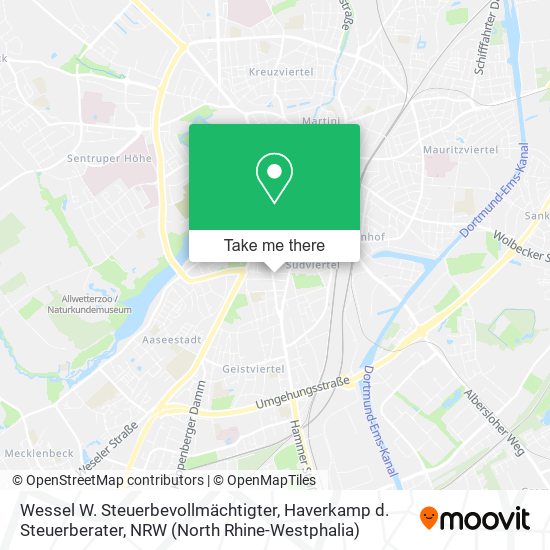 Wessel W. Steuerbevollmächtigter, Haverkamp d. Steuerberater map
