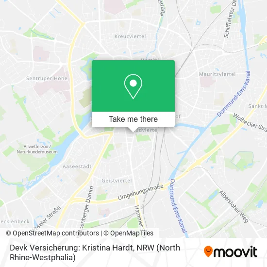 Карта Devk Versicherung: Kristina Hardt