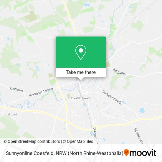 Sunnyonline Coesfeld map