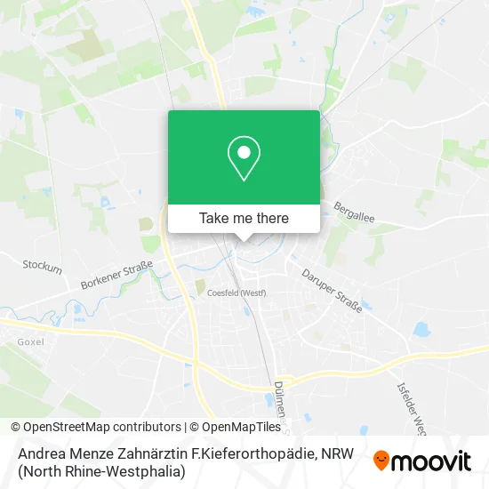 Andrea Menze Zahnärztin F.Kieferorthopädie map