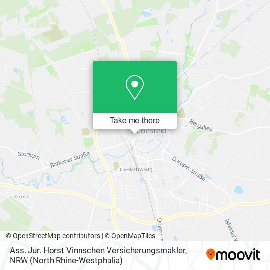 Ass. Jur. Horst Vinnschen Versicherungsmakler map