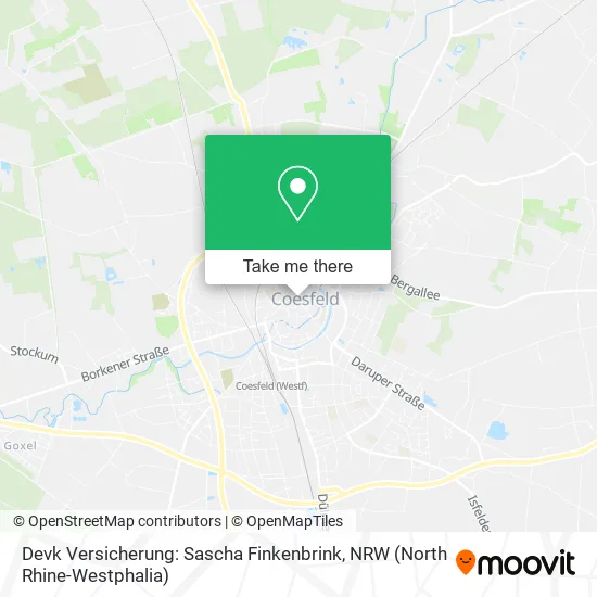 Карта Devk Versicherung: Sascha Finkenbrink