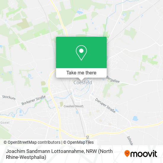 Joachim Sandmann Lottoannahme map
