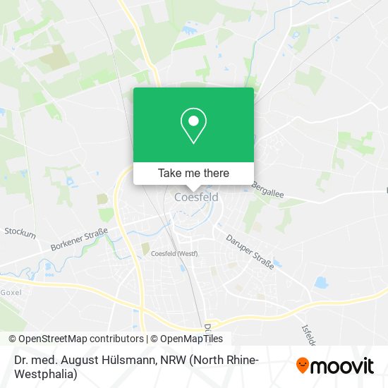 Dr. med. August Hülsmann map