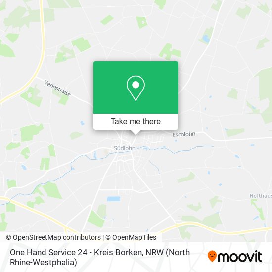 One Hand Service 24 - Kreis Borken map