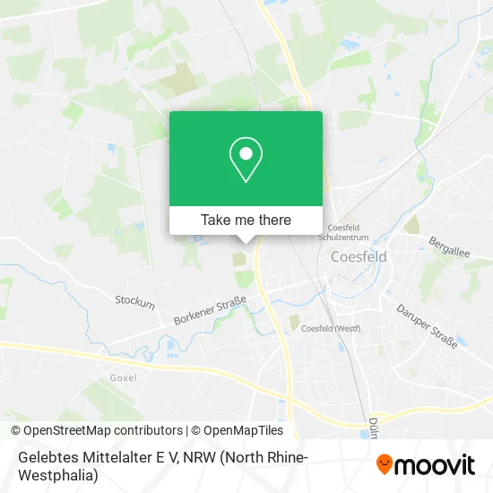 Карта Gelebtes Mittelalter E V