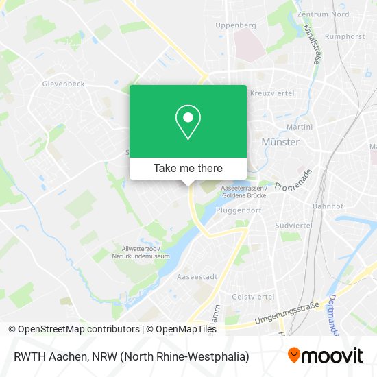 RWTH Aachen map