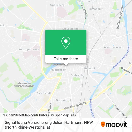 Карта Signal Iduna Versicherung Julian Hartmann