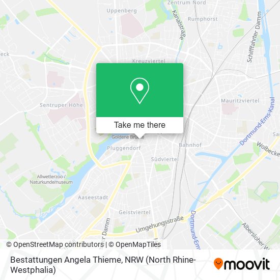 Bestattungen Angela Thieme map