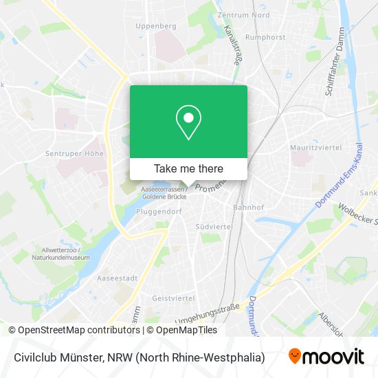 Civilclub Münster map