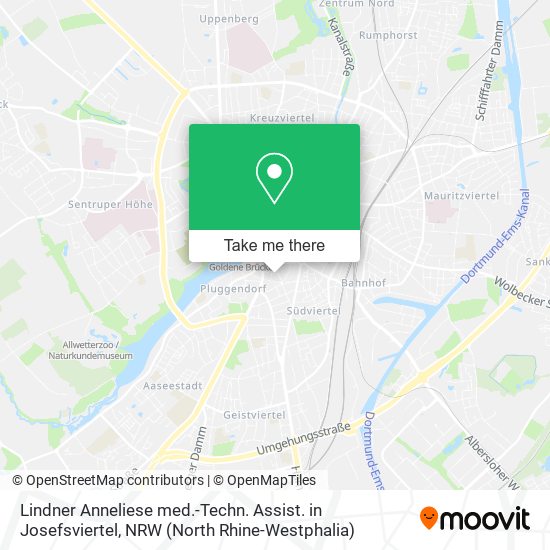 Lindner Anneliese med.-Techn. Assist. in Josefsviertel map