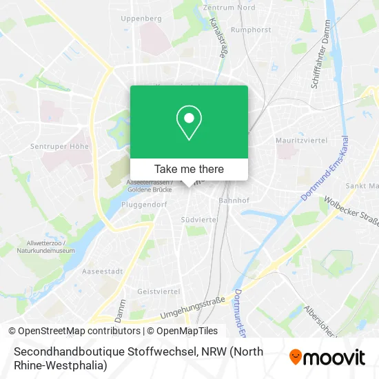 Secondhandboutique Stoffwechsel map