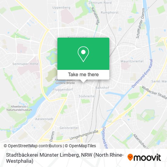 Stadtbäckerei Münster Limberg map