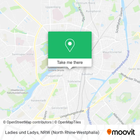 Ladies und Ladys map