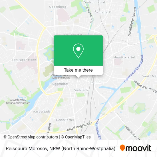 Reisebüro Morosov map