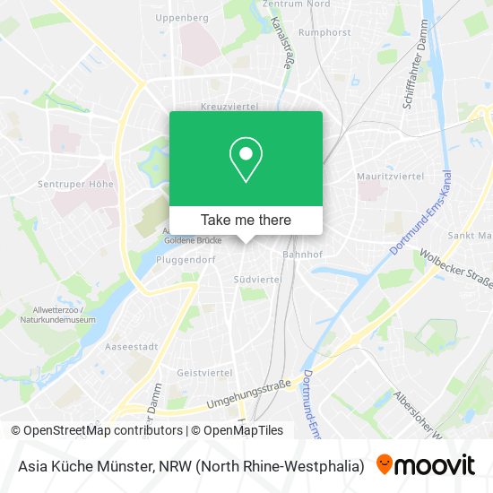 Asia Küche Münster map