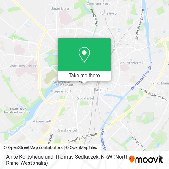 Anke Kortstiege und Thomas Sedlaczek map