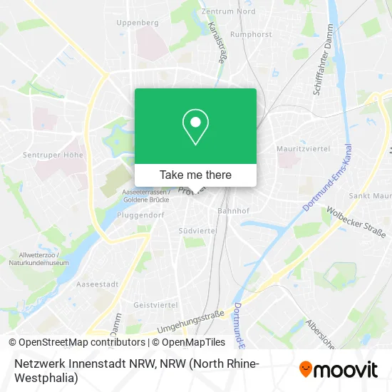 Карта Netzwerk Innenstadt NRW