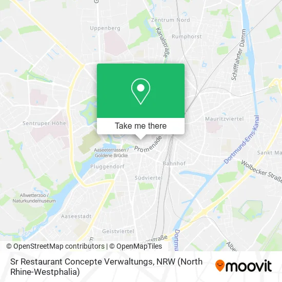 Карта Sr Restaurant Concepte Verwaltungs