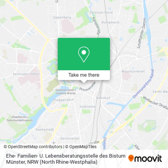 Ehe- Familien- U. Lebensberatungsstelle des Bistum Münster map