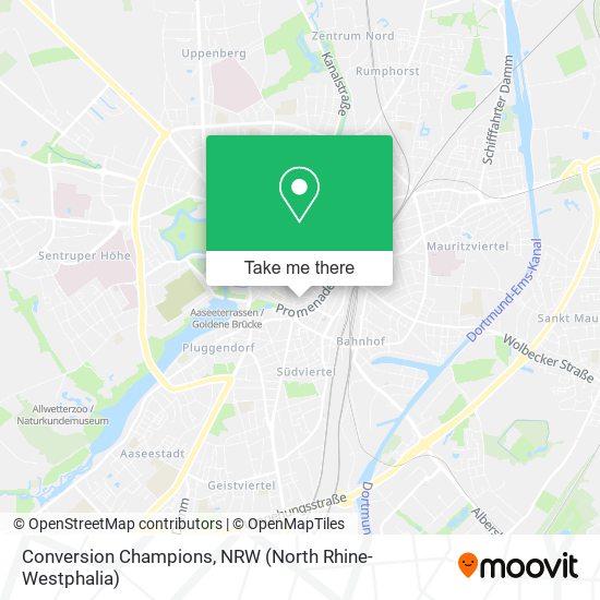 Conversion Champions map