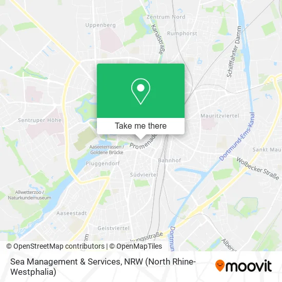 Карта Sea Management & Services