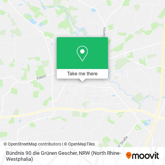 Bündnis 90 die Grünen Gescher map
