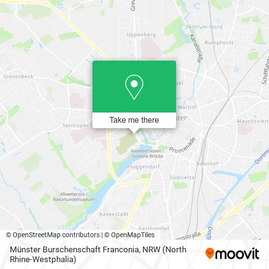 Карта Münster Burschenschaft Franconia
