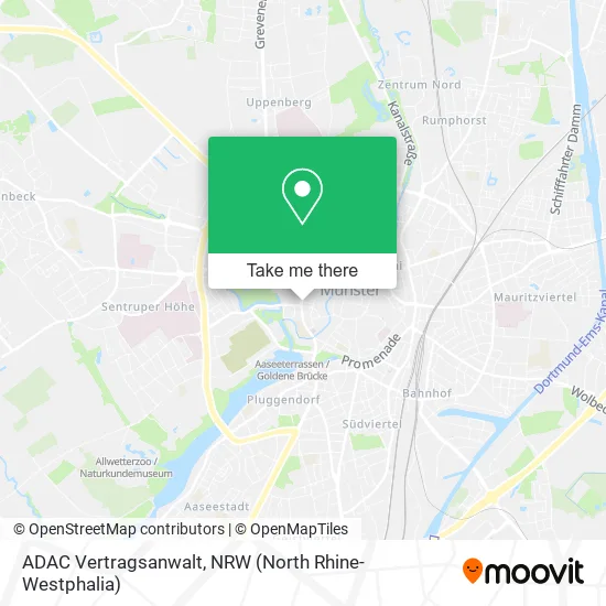 Карта ADAC Vertragsanwalt