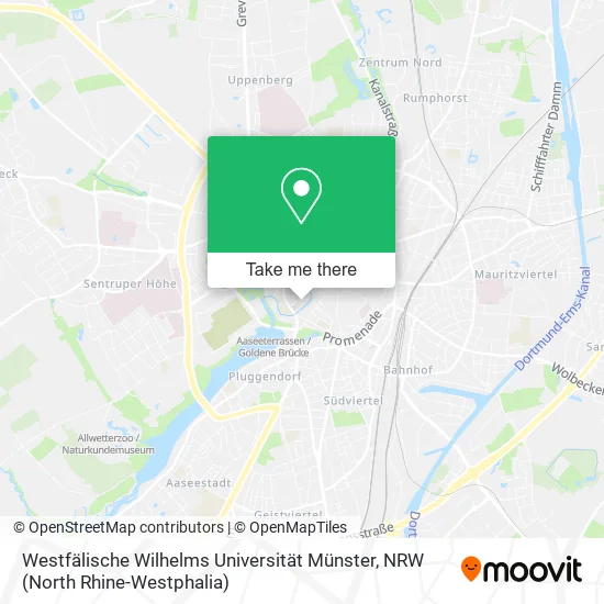 Карта Westfälische Wilhelms Universität Münster