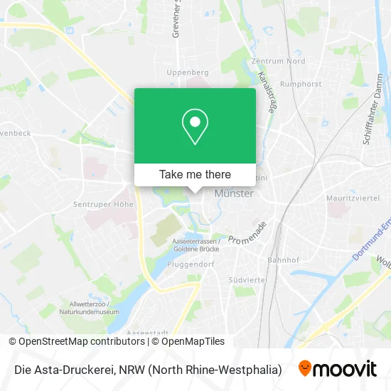 Карта Die Asta-Druckerei