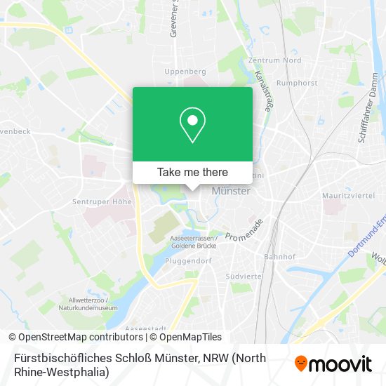 Fürstbischöfliches Schloß Münster map