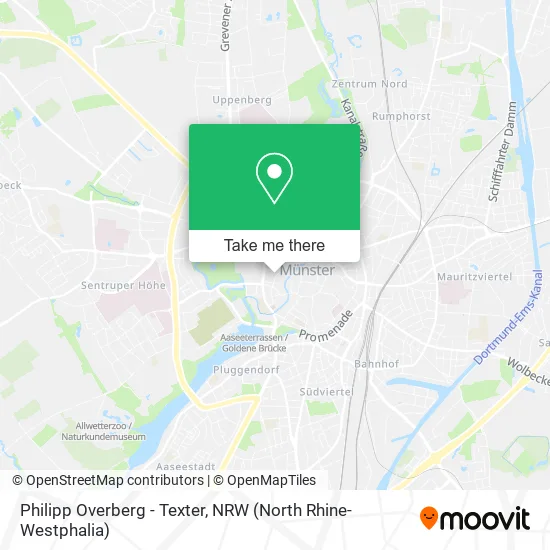 Карта Philipp Overberg - Texter