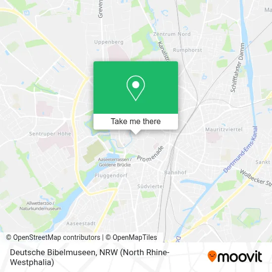 Deutsche Bibelmuseen map