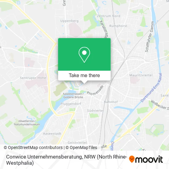 Карта Conwice Unternehmensberatung