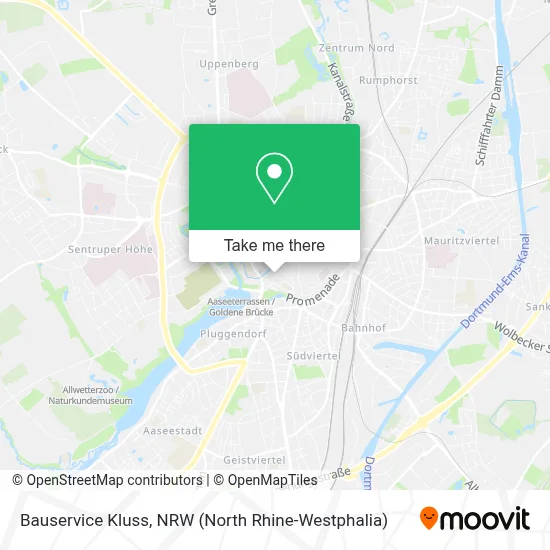 Bauservice Kluss map