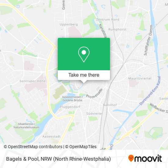 Карта Bagels & Pool