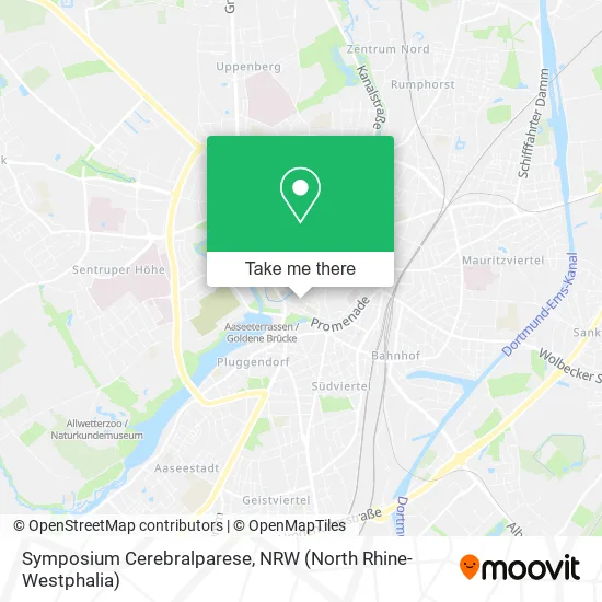 Карта Symposium Cerebralparese