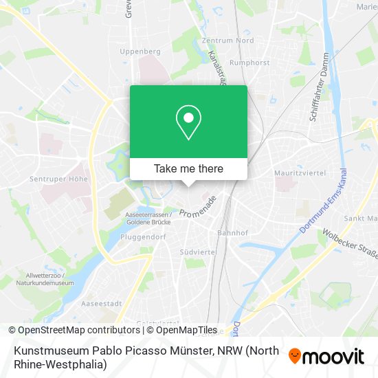 Kunstmuseum Pablo Picasso Münster map