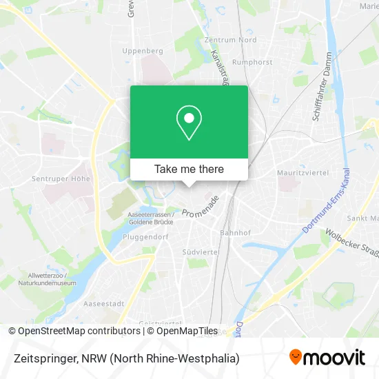 Карта Zeitspringer