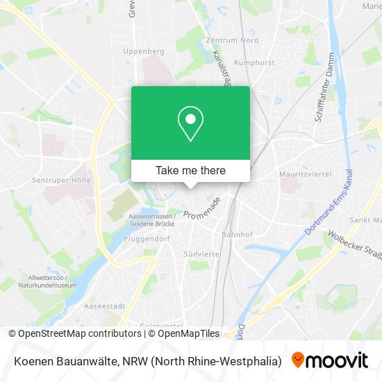 Koenen Bauanwälte map