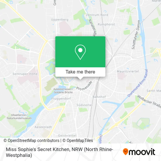 Miss Sophie's Secret Kitchen map