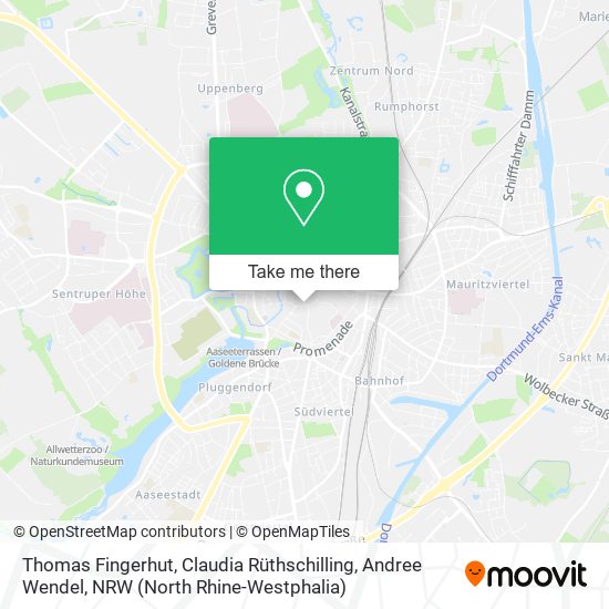 Thomas Fingerhut, Claudia Rüthschilling, Andree Wendel map