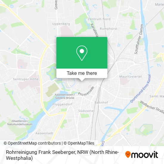 Карта Rohrreinigung Frank Seeberger